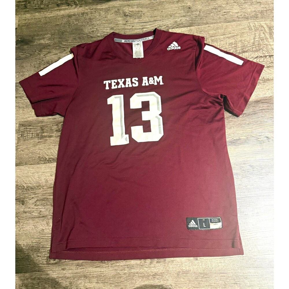 Texas A&M Aggies Mike Evans 13 Jersey Adidas Mens Large Maroon NCAA Football